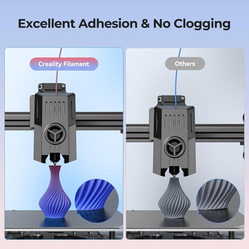 Creality Ender PLA+ Filament für 3D-Drucker, 1,75mm 3D Druck Filament, 1kg Spule, Massgenauigkeit +/