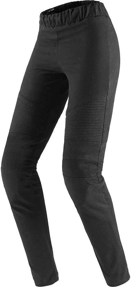 SPIDI Moto Leggings Motorrad Textilhose (Black,M) M Schwarz, M Schwarz