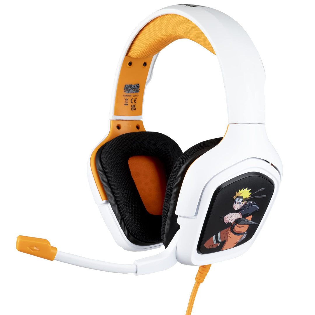Konix Naruto Shippuden Gaming-Headset mit Kabel für PS4, PS5, Switch, Xbox One und Series X|S - Mikr