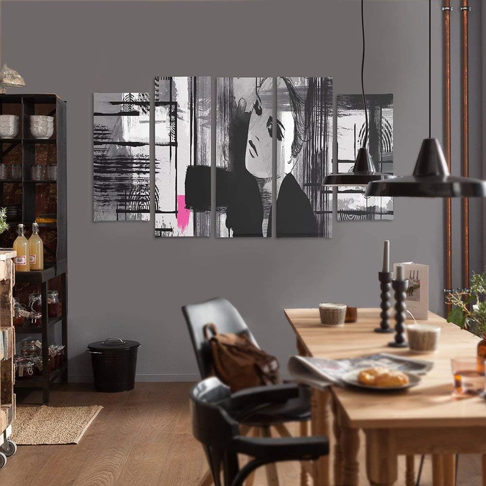 Feeby. Wandbild - 5 Teile - Deco Bild, gedrucktes Bild, Foto, Deco Panel, XXL, 5-Teilig, Typ B, 250x