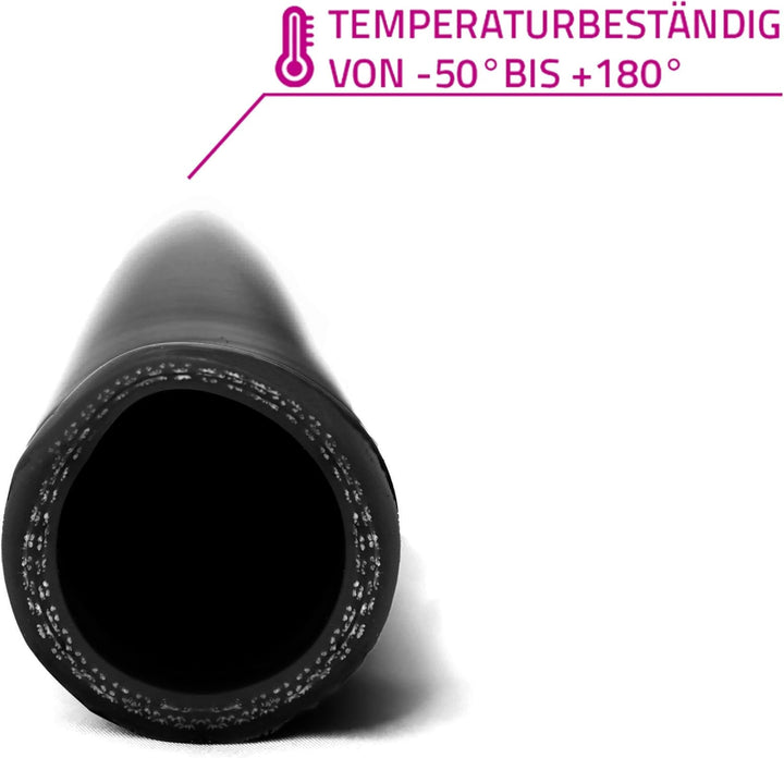 NovaNox® Superflex Silikonschlauch Drahteinlage Ø 13mm bis 54mm Grösse wählbar, Innendurchmesser:Ø 2