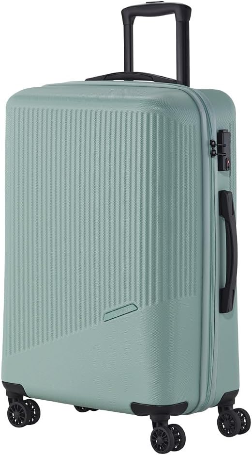 travelite 4-Rad Hartschalenkoffer mittelgross 65 Liter, Gepäck Serie BALI: ABS Hartschalen Trolley m