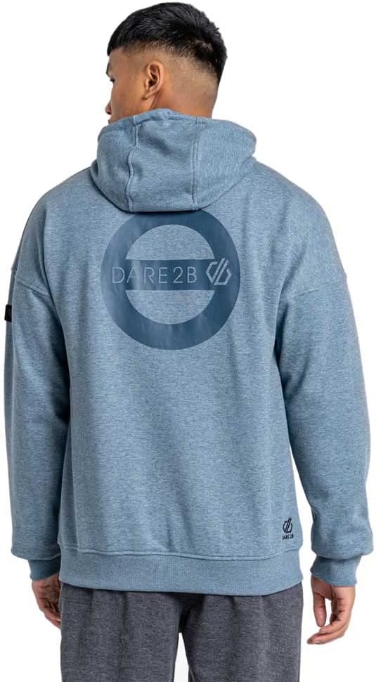 Dare 2b Distinctly Herren-Hoodie im urbanen Stil mit verstellbarem Kordelzug, Kängurutasche vorne un