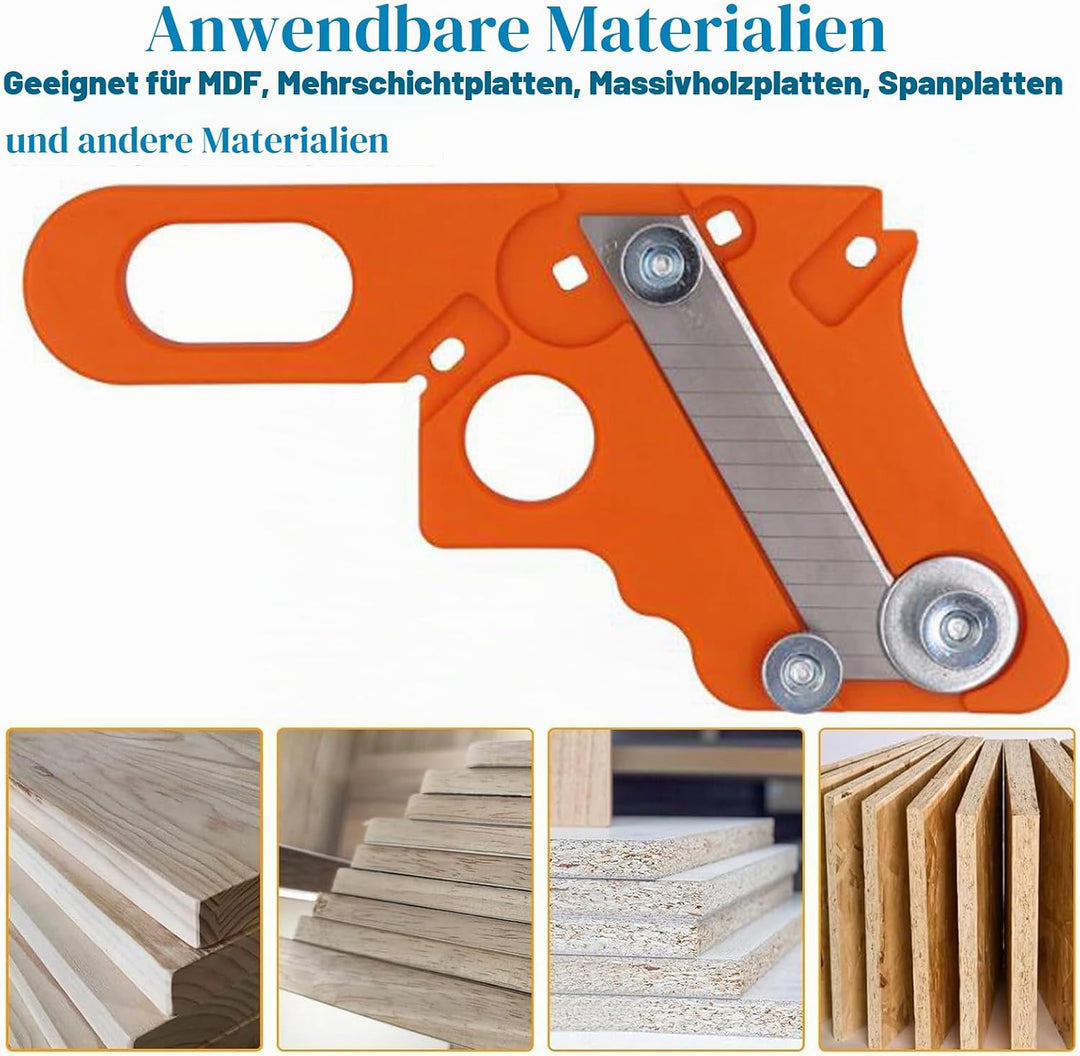 Yuentoen Furnierkantenschneider,Kantenschneider für Umleimer,Edge Banding Trimmer mit 10 Klingen und