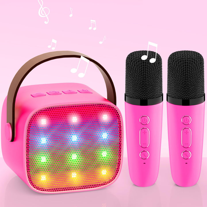 Mädchen Geschenk Kinder Karaoke Maschine: Karaoke Mikrofon Kinder- Spielzeug ab 3-11 Jahre Mädchen J