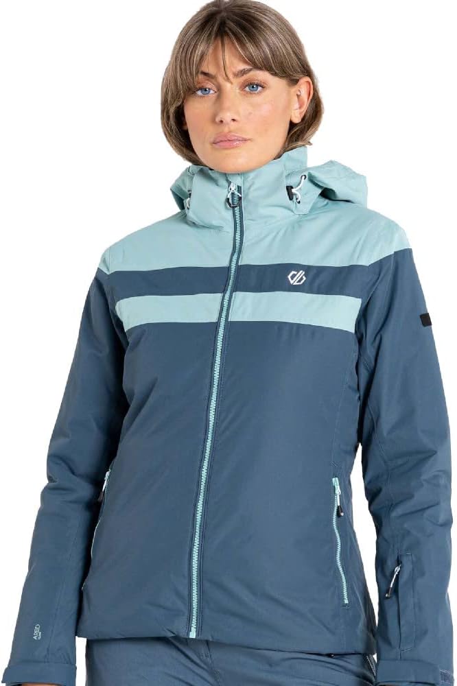 Dare 2b Rapport Jacket Damen-Skijacke, wasserdichtes und atmungsaktives Recyclingmaterial, Schneefan