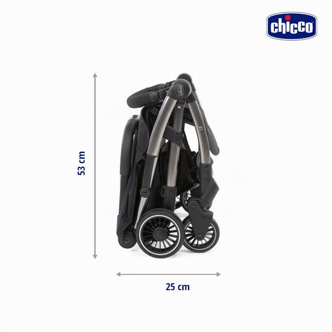 Chicco Baby Kinderwagen Chicco Cheerio Jet Black, Hydra, 1 Stück (1 Stück)