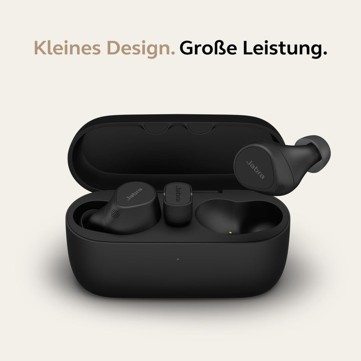Jabra Evolve2 Buds True Wireless In-Ear-Bluetooth mit aktiver Geräuschunterdrückung (ANC), 4 Mic Mul