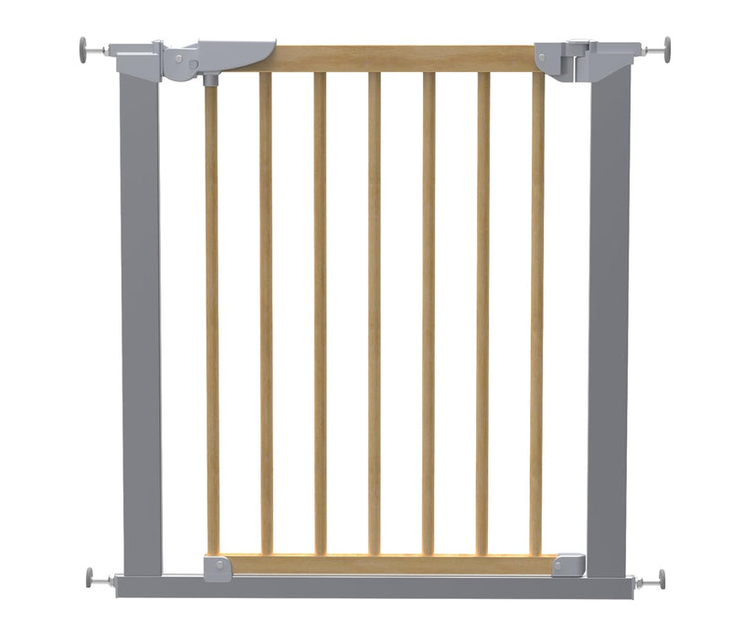 BabyDan Avantgarde True Druck Fit Safety Gate (Buche/silber)