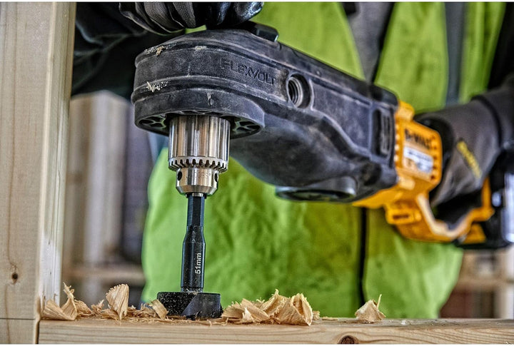 Dewalt Forstnerbohrer DT4580 (für Akku- und Kabelbohrmaschinen, für Durchbruchsbohrungen in Holz, MD