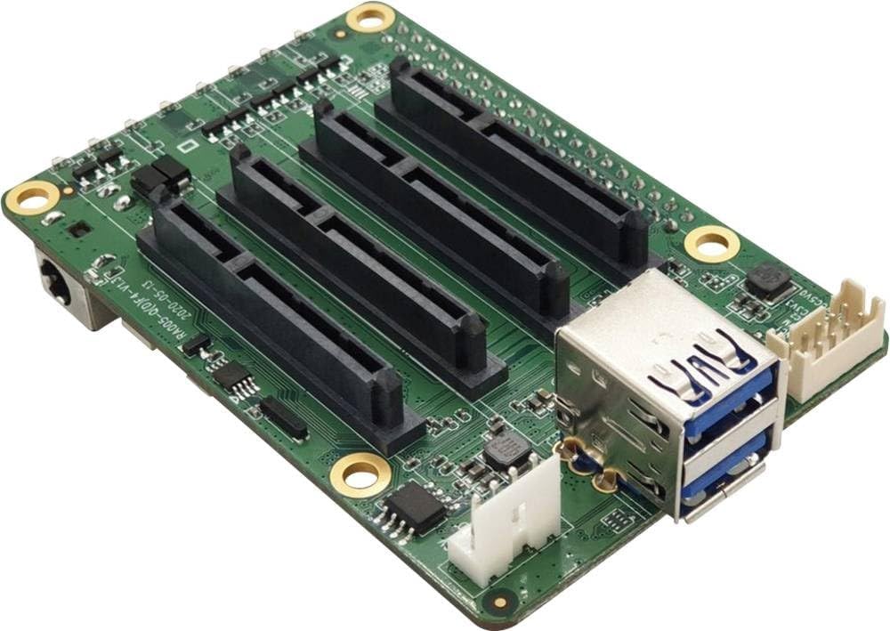 Allnet SATA HAT Quad NAS Raspberry Pi® Erweiterungs-Platine Passend für (Entwicklungskits): Raspberr
