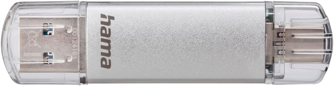 Hama 128GB USB-Speicherstick mit USB 3.2 Gen 1-Type-C (2-in-1 USB-Stick, z.B.für Android Handy, Tabl