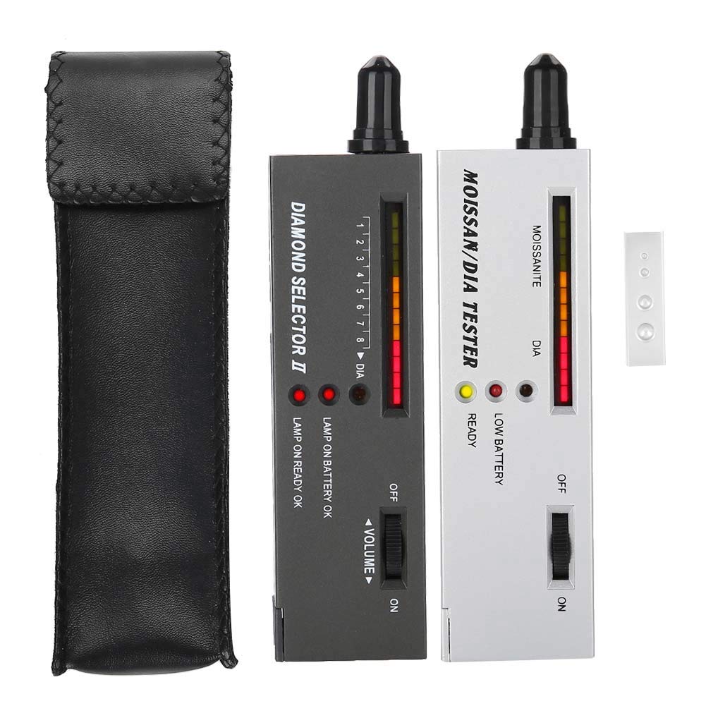 Emoshayoga Gold Testing Kit, Gold Tester Diamond Tester Grüner Indikator für Schmuck Diamant Moissan