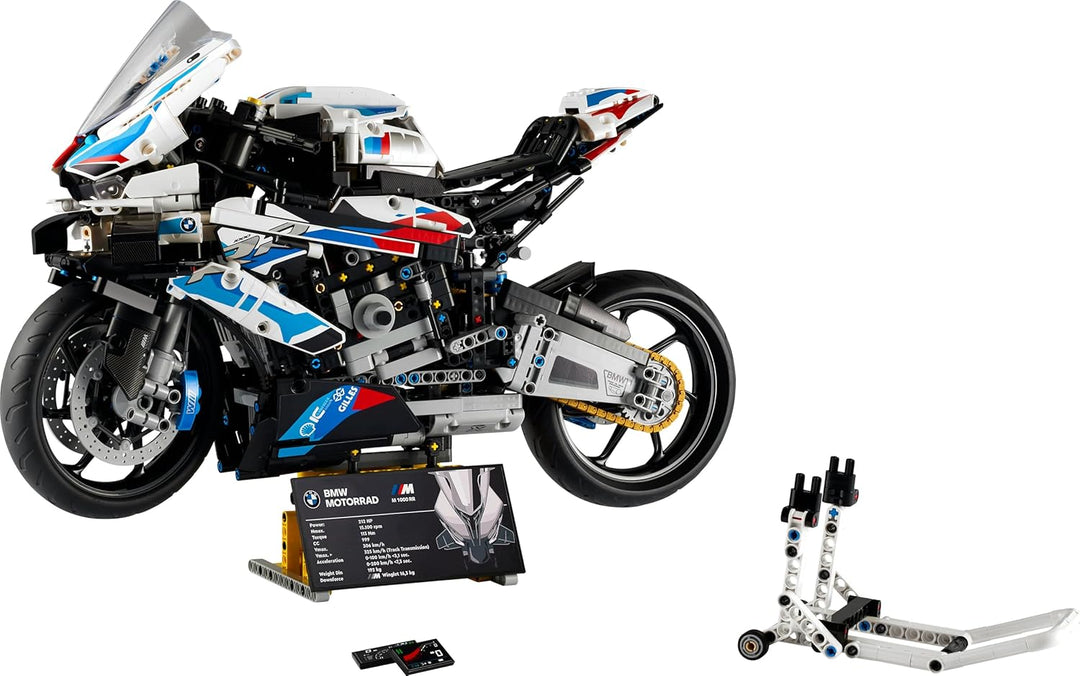 LEGO 42130 Technic BMW M 1000 RR Motorrad Modell für Erwachsene, Modellbausatz, Set als Geschenk zum