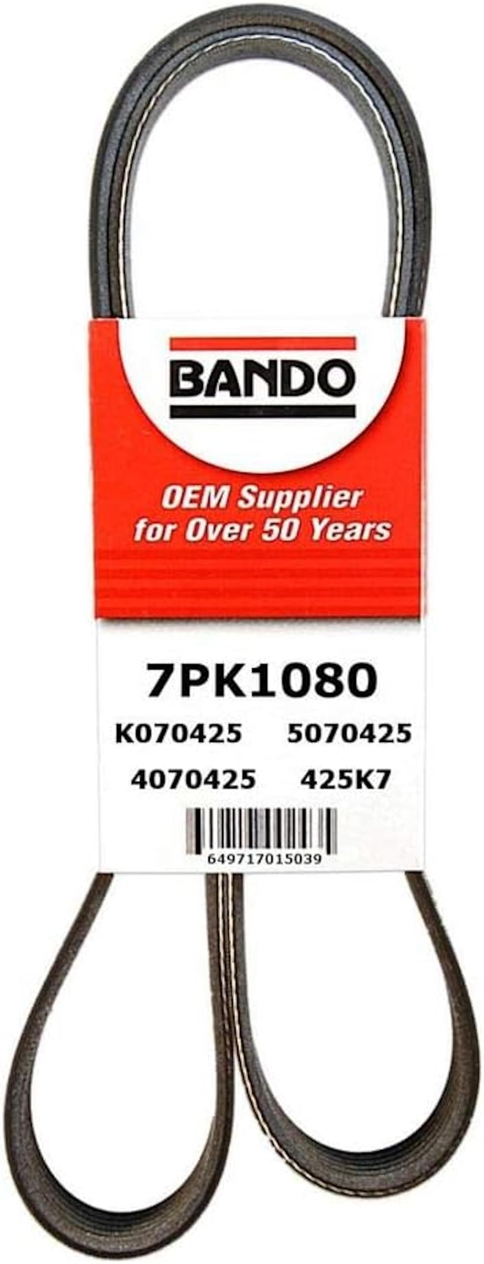 Bando USA 7PK1080 Serpentinriemen in Erstausrüsterqualität, 7PK1080