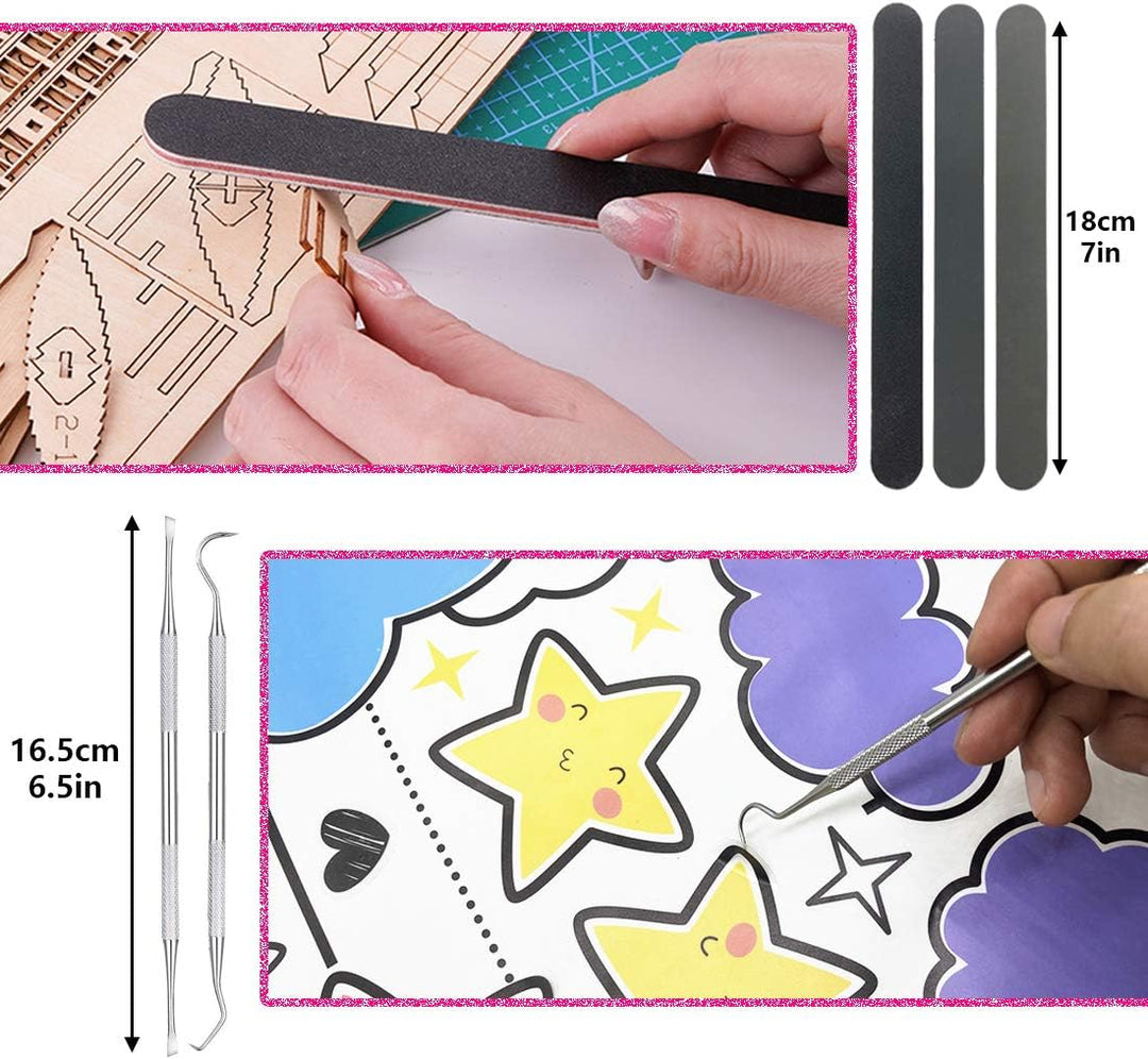 X SIM FITNESSX 39 Stück DIY Bastelwerkzeug Basic Tools Gundam Modellbau Werkzeuge Kraft Handwerk Wer