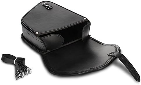 BS-Motoparts Satteltasche für Kawasaki Vulcan S Indiana Schwarz Links
