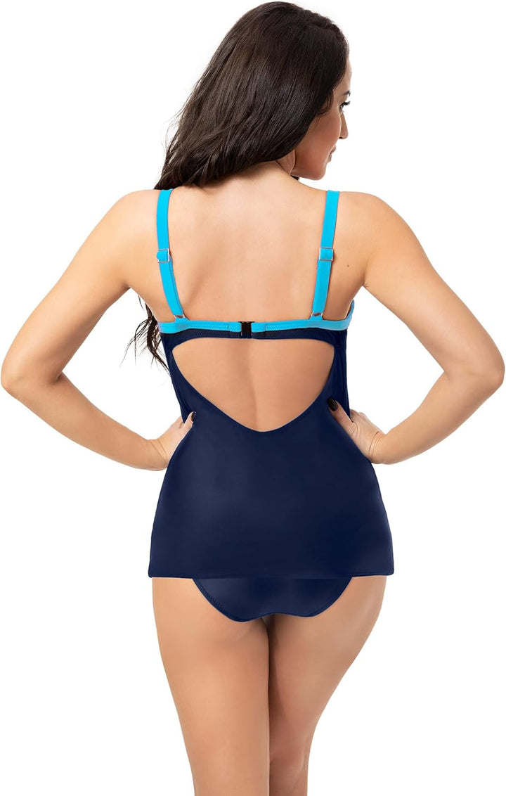 Selente My Secret Damen modischer Tankini mit Bügel in grosser Grössenauswahl (Made in EU) 38 Bikini