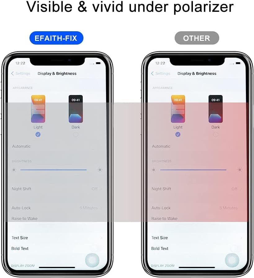 EFAITH für iPhone XR Display LCD Ersatz Bildschirm Volle HD 3D Touch Digitizer Montage Glas Touchscr