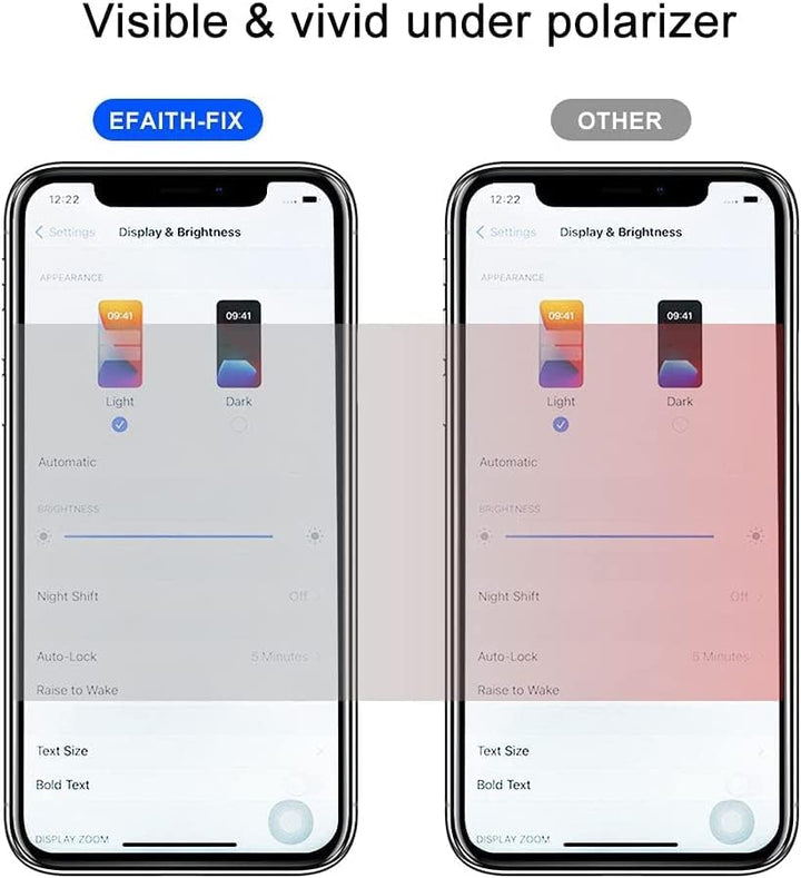 EFAITH für iPhone XR Display LCD Ersatz Bildschirm Volle HD 3D Touch Digitizer Montage Glas Touchscr