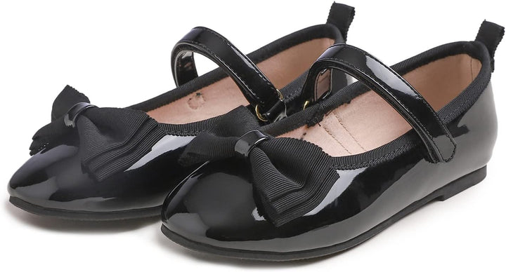 Feversole Girls Cute Dress, Mädchen süsses Kleid Mary Jane Schuhe weiche Party Urlaub Ballerinas 29