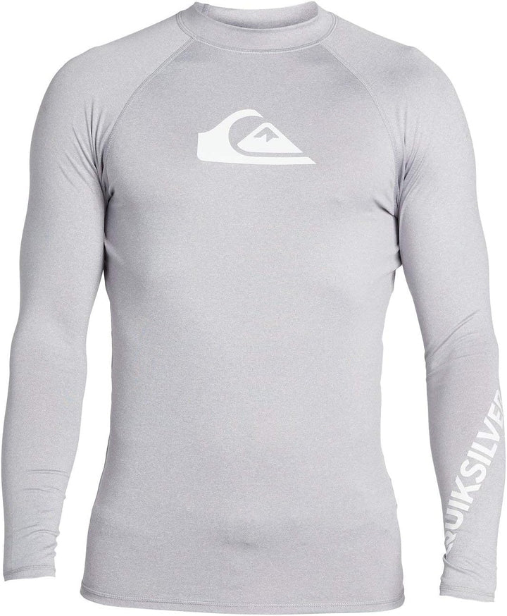 Quiksilver Herren All Time Ls Long Sleeve Rashguard Surf Rash-Guard-Shirt, M Bogen Heather