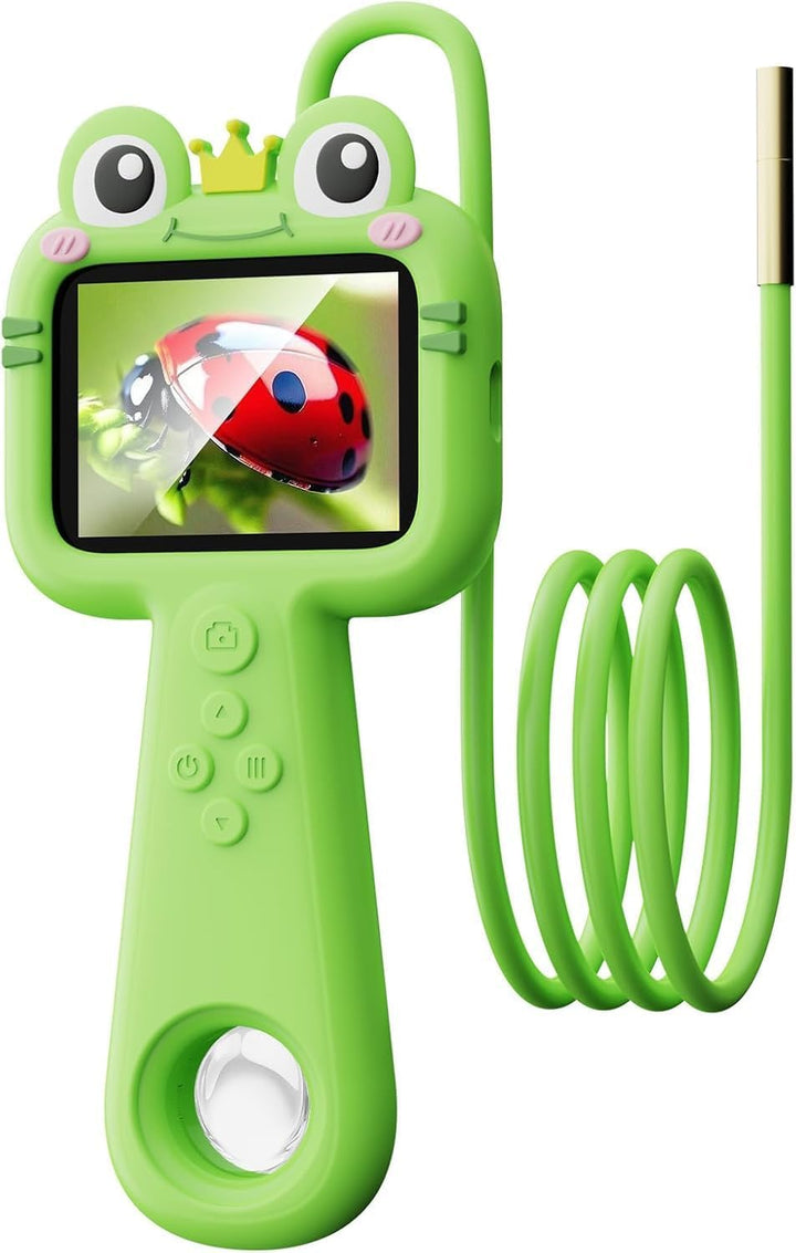 Endoskopkamera Spielzeug für Kinder, 2.4 Zoll-HD-Bildschirm Lupe Kinder Outdoor, STEM-Lernspielzeug