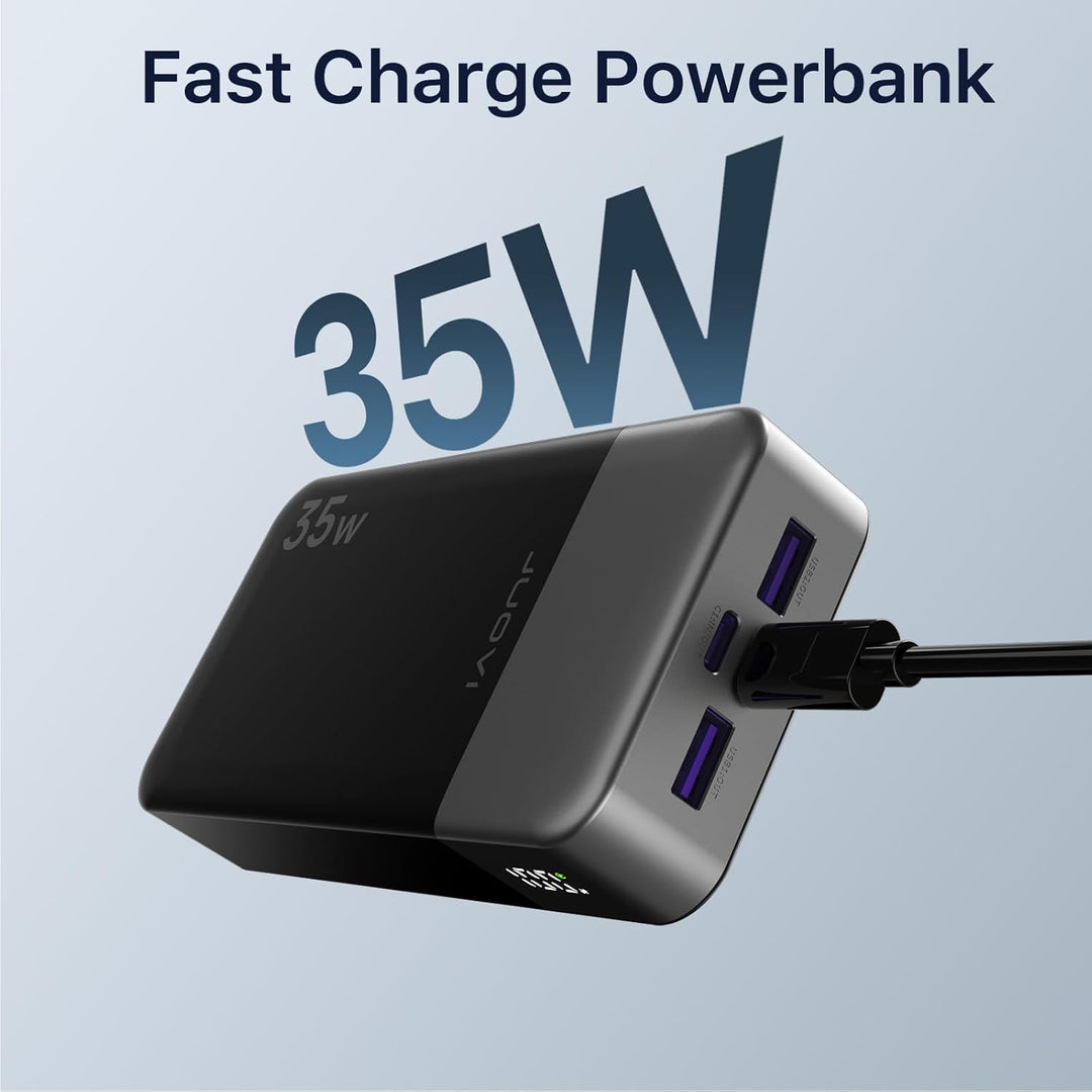 Portable Power Bank 20000mAh, JUOVI 35W tragbares Ladegerät, Akku-Pack Schnellladung, PD3.0 QC4.0 Ex
