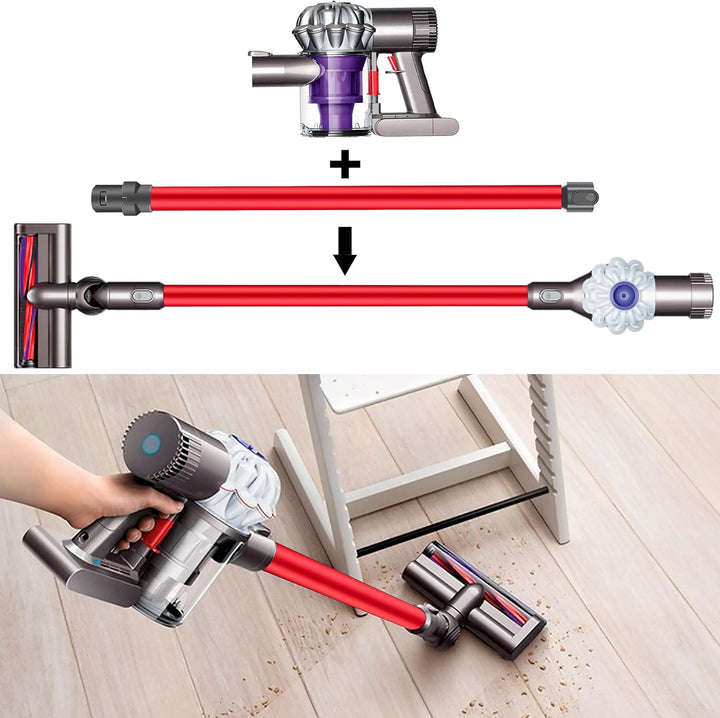 Italdos Teleskoprohr Starre Verlängerungsstange Kompatibel Mit Dyson V6 Animal DC 62 58 59 - Länge 7