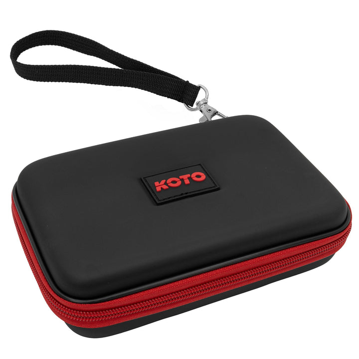 KOTO - Dartwallet Eva Medium Rot, Darttasche mit Reissverschluss, Dart Hülle, Dartkoffer, Darts Box