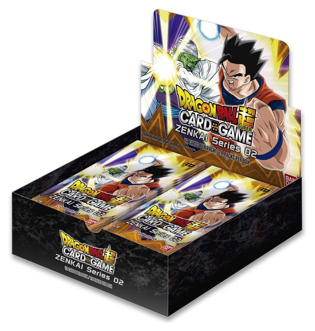 BANDAI NAMCO 84934 Dragon Ball Super Booster Display: Zenkai Serie Set 02 Cardgame, Mehrfarbig, Einh