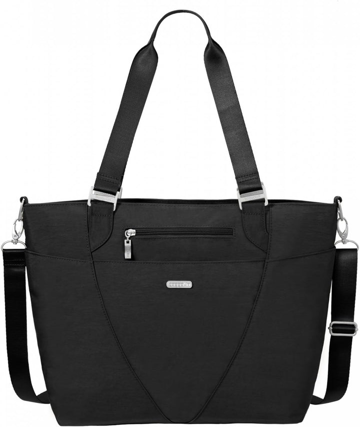 Baggallini Avenue Tote Top Handle Bag Schwarz, Schwarz