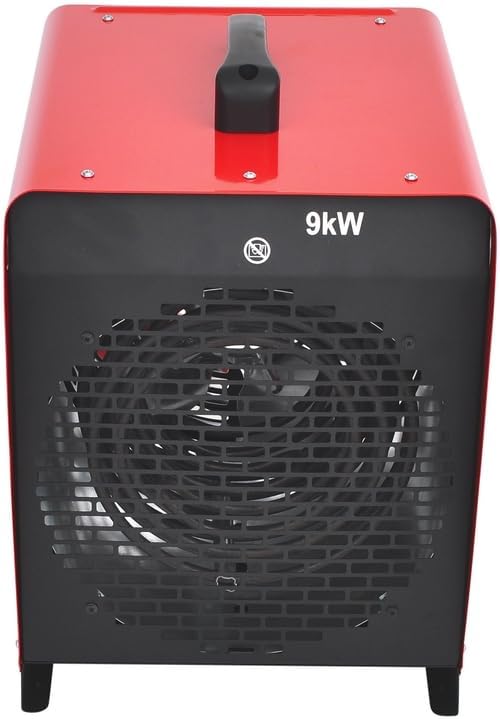 Aktobis Heizgebläse Elektroheizer Bauheizer WDH-BGP09 (9 kW / 16 A), 9 kW / 16 A