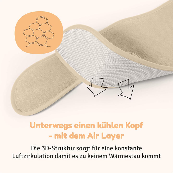 Aeromoov - Baby Sitzauflage Air Layer - Einlage Für Autositz oder Kinderwagen - Gruppe 2/3 mit Beine