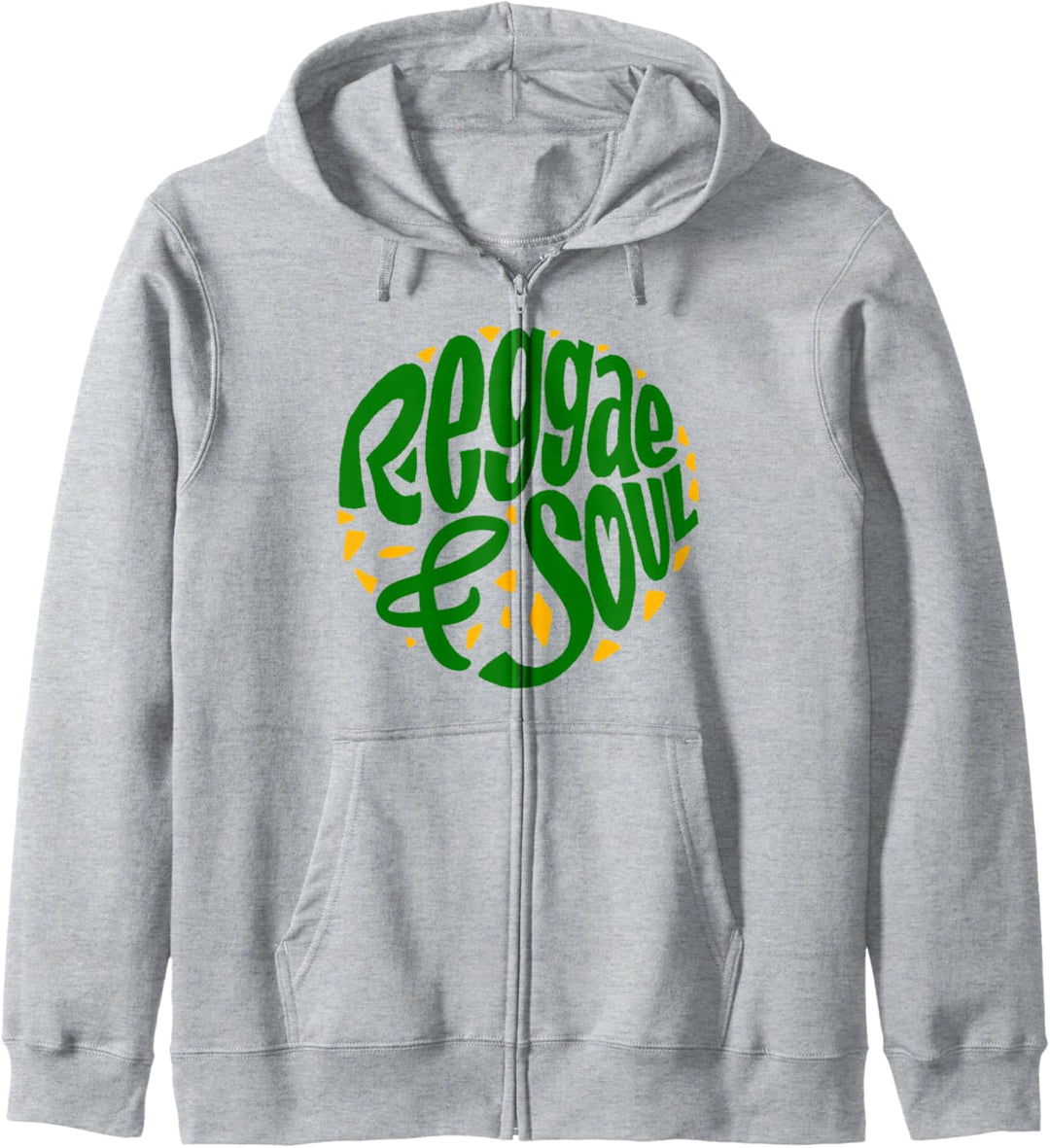 "Reggae & Soul" Jamaican Flag Rasta Reggae Roots Clothing Kapuzenjacke