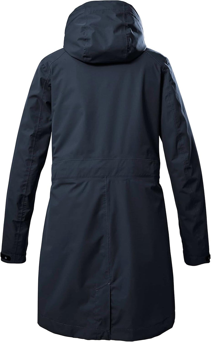 Killtec Damen Kos 93 Wmn Prk 2 1/2 Lagen Funktionsparka/Parka mit abzippbarer Kapuze 38 dunkelnavy,