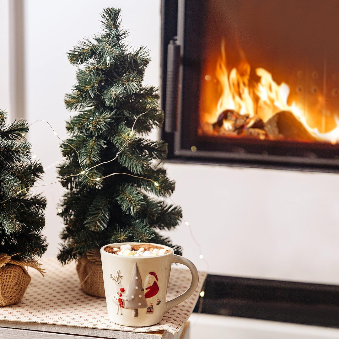 Creative Home Kleiner Weihnachtsbaum Tannenbaum Künstlich | 50 cm | Künstlicher Weihnachtsbaum Deko