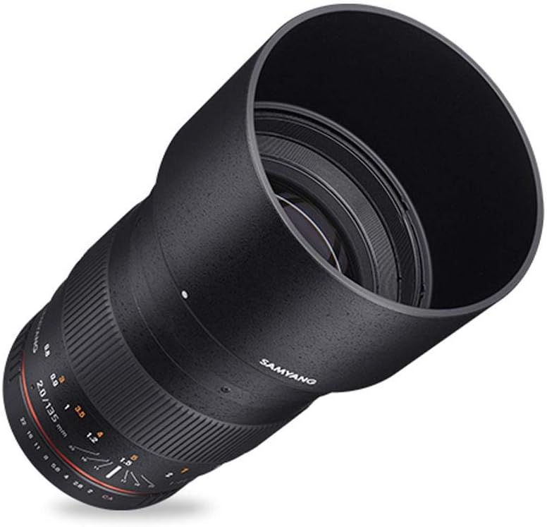 Samyang 135mm F2.0 für MFT - APS-C Teleobjektiv Festbrennweite für MFT Kameras, manueller Fokus, für