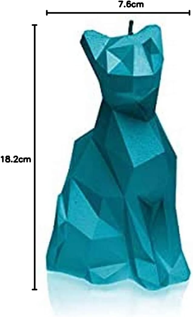 Candellana Handmade Cat Low-Poly Kerze Geschenk- Lustig - Dekorative Kerze - Home Décor - Geschenke