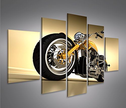 islandburner Bild Bilder auf Leinwand Chopper Motorrad Fat Boy MF XXL Poster Leinwandbild Wandbild D