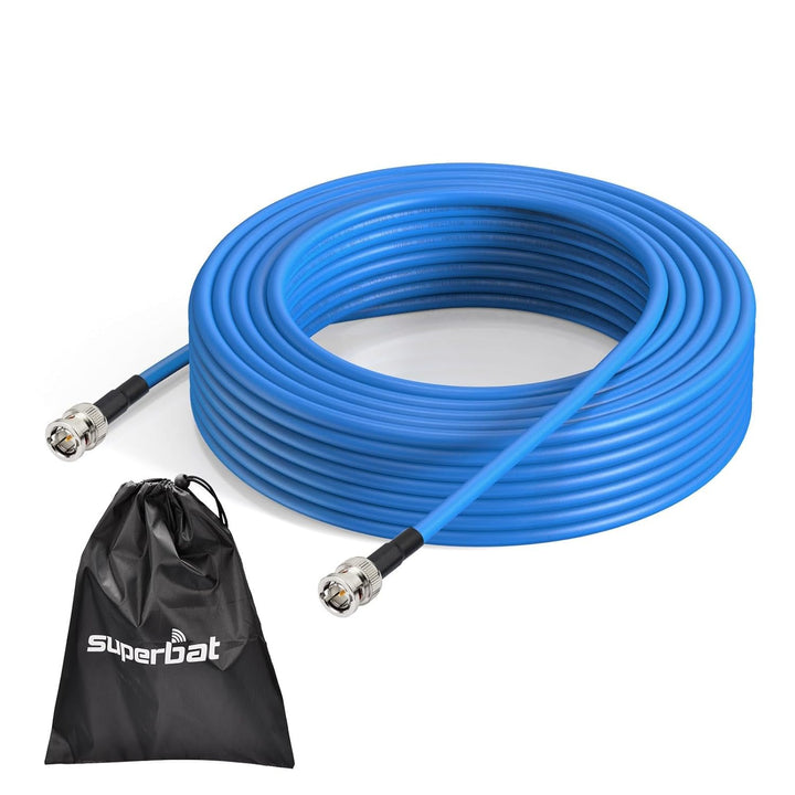 Superbat® 1 Stück 22m (75ft) SDI Kabel BNC Kabel 75 Ohm,3G/6G/12G (Belden 1694A)，Unterstützt HD SDI/