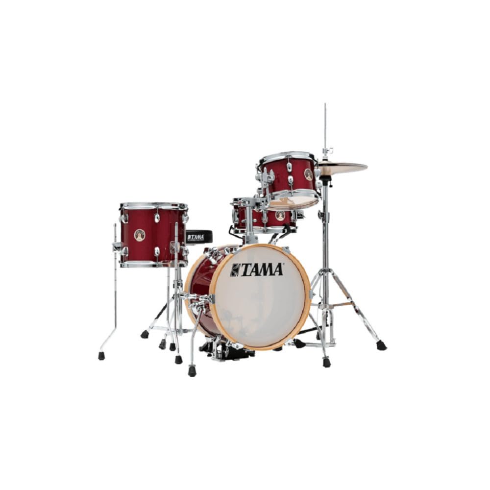 Tama Club Jam Flyer Kit 4 Piece Shell Pack, Candy Apple Mist