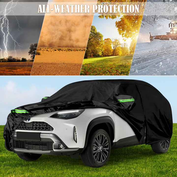 Wasserdicht Autoabdeckung Vollgarage Autoplane Ersatz für 2020-2025 Toyota Yaris Cross subcompact Cr