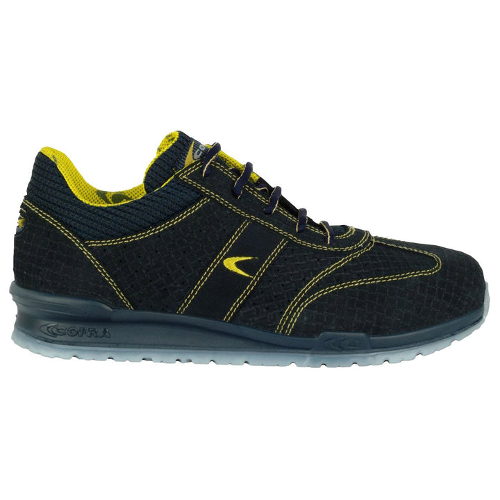 Cofra 78410-001.W36 SIVORI S1 P SRC Sicherheitsschuhe, Blau/Gelb, Grösse 36 36 EU, 36 EU