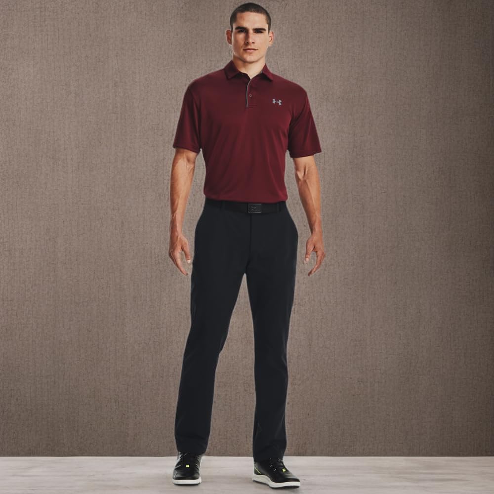 Under Armour Herren Tech 4-Wege-Stretch Feuchtigkeit Wicking Golfhose 36W / 32L Schwarz, 36W / 32L S