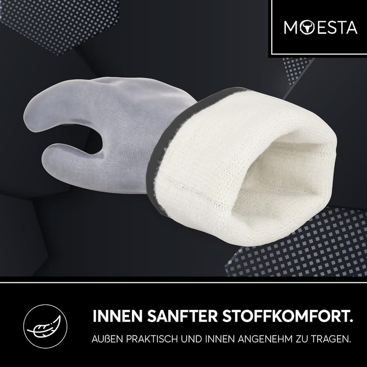 Moesta 19833 - HeatPro Gloves - Ofen- und Grillhandschuh aus Silikon - bis 250 Grad hitzebeständig,