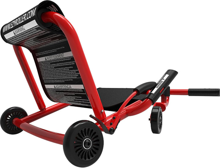 EzyRoller Classic Kinderfahrzeug Dreirad Sitz Spielzeug, Farbe: rot, Rot