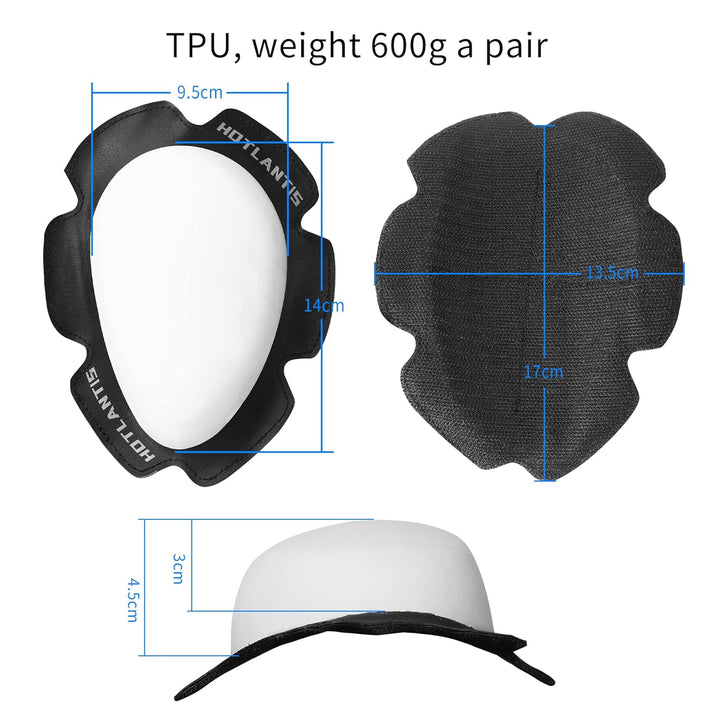 HOTLANTIS Universal Knieschleifer Motorrad Knee Slider für Motorrad Racing