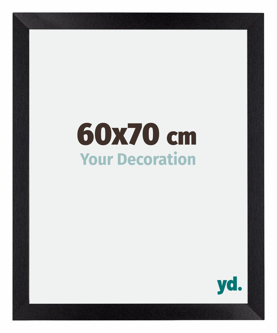 yd. Your Decoration - Bilderrahmen 60x70 cm - Bilderrahmen aus MDF mit Acrylglas - Antireflex - Ausg