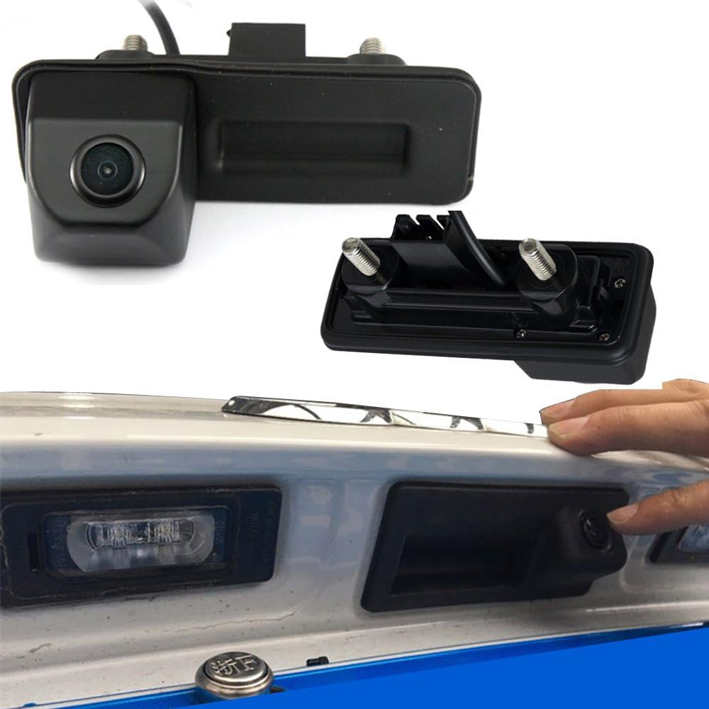 Dynavsal HD CCD Nacht Viosn Kofferraum Griff Rückfahrkamera Rückfahrkamera für VW Skoda Rapid Roomst